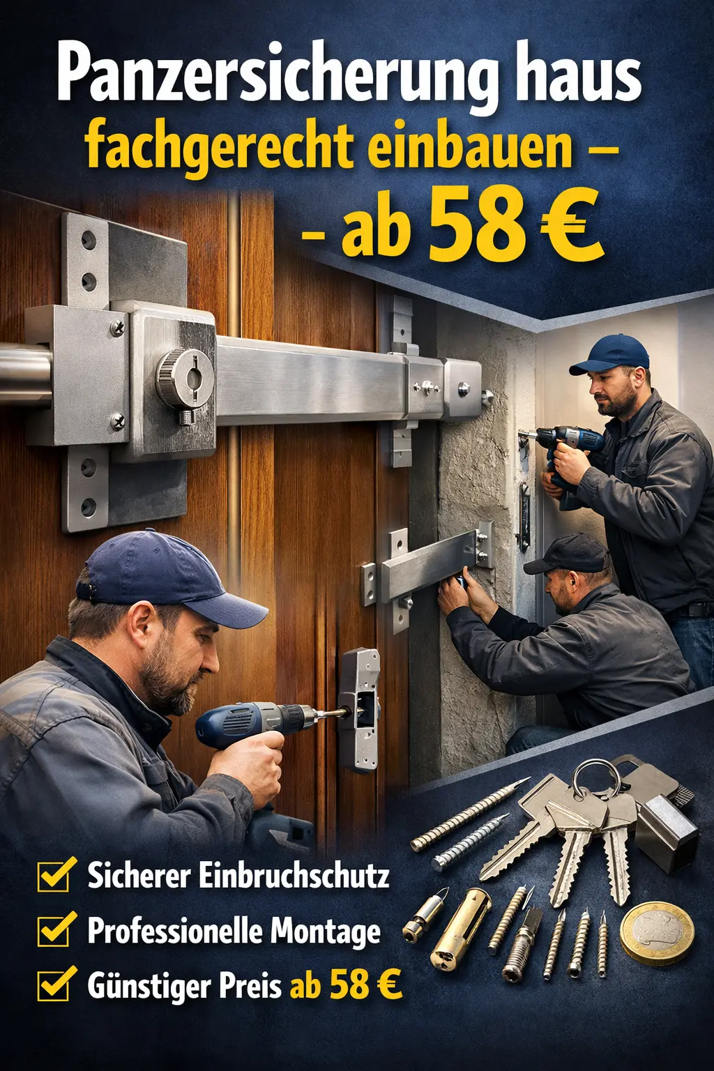 Panzersicherung haus fachgerecht einbauen – ab 58 €