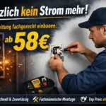 Plötzlich kein strom mehr auf leitung fachgerecht einbauen: ab 58€