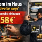 Strom im haus teilweise weg fachgerecht einbauen – ab 58 €