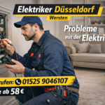 Elektriker Düsseldorf Wersten – schnelle Hilfe vor Ort ab 58€