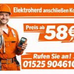 Elektroherd anschließen kosten ab 58€ | 7 Tage Service