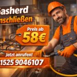 Gasherd anschließen ab 58€ | 7 Tage Service