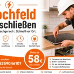 Kochfeld anschließen vom Elektriker in Düsseldorf – ab 58€