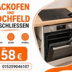 Backofen und kochfeld anschließen fachgerecht einbauen – ab 58 €