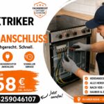 Elektriker für herdanschluss ab 58€ | 24h Service
