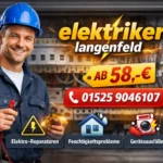 Elektriker Langenfeld fachgerecht einbauen – ab 58 €