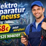 Elektro Reparatur Neuss fachgerecht einbauen – ab 58 €