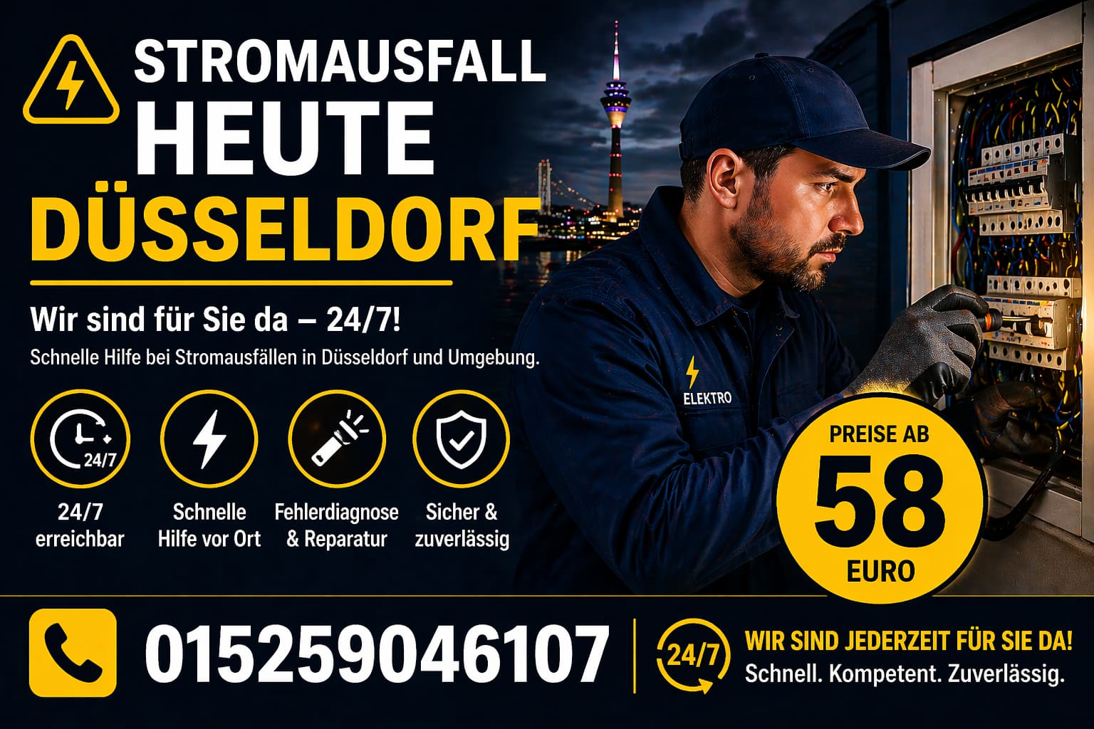 Stromausfall heute Düsseldorf