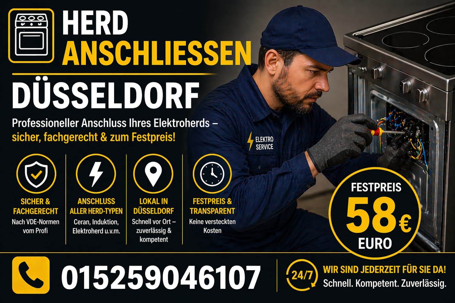 Herd anschließen Düsseldorf