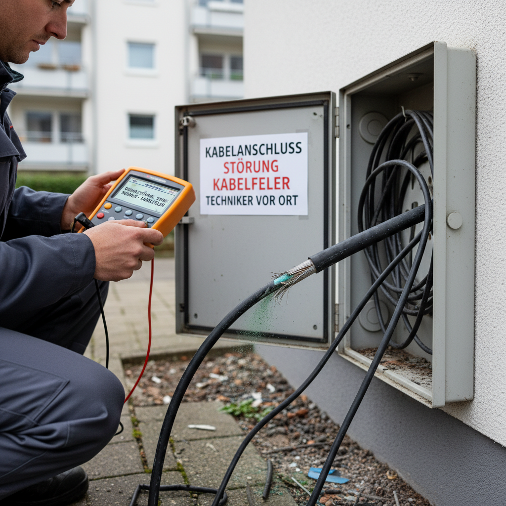 überprüfung kabelanschluss