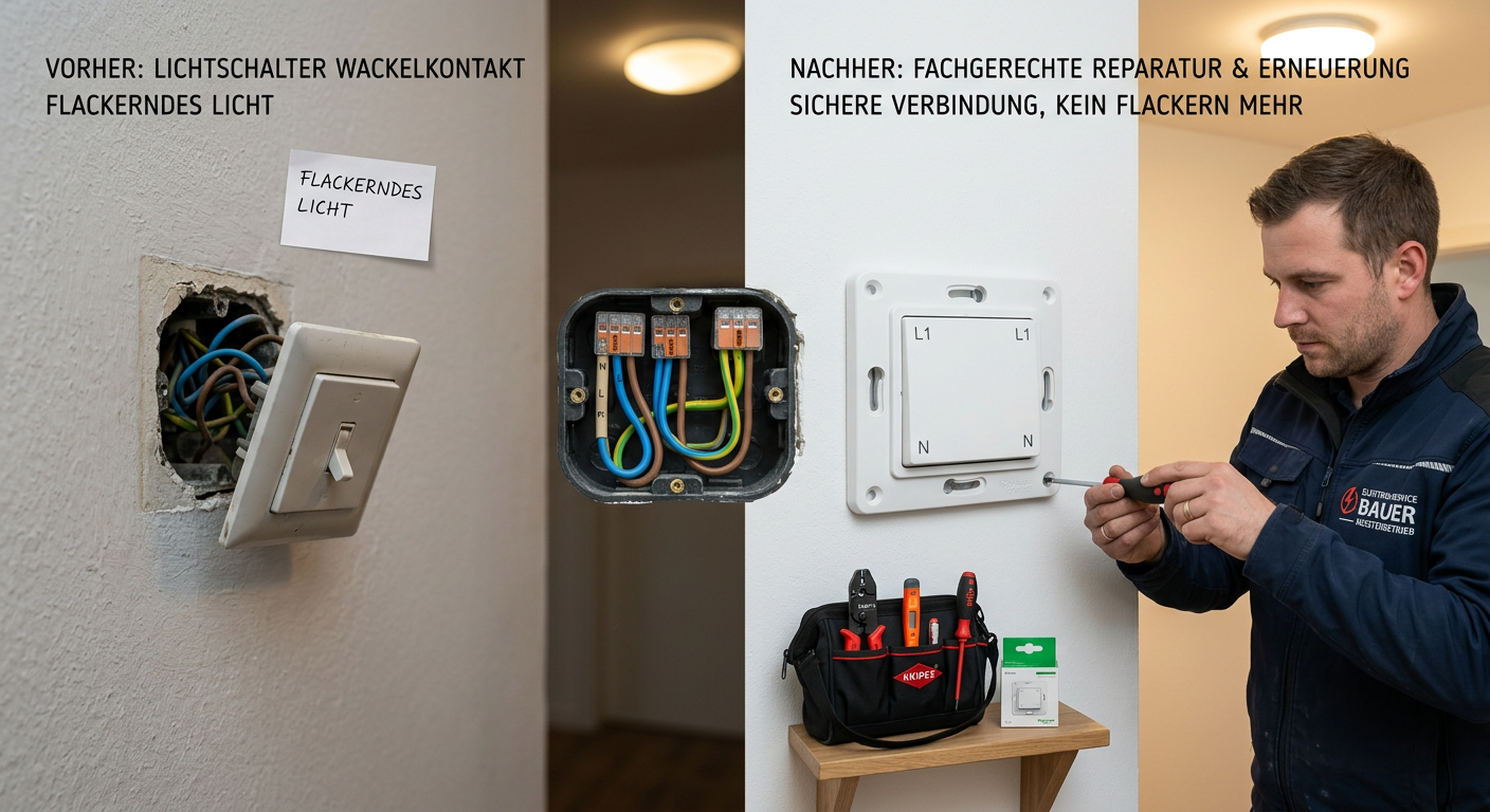 lichtschalter wackelkontakt