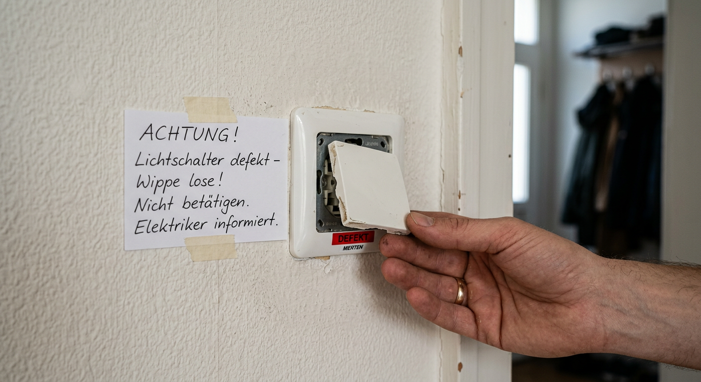 lichtschalter wippe defekt lichtschalter wippe defekt