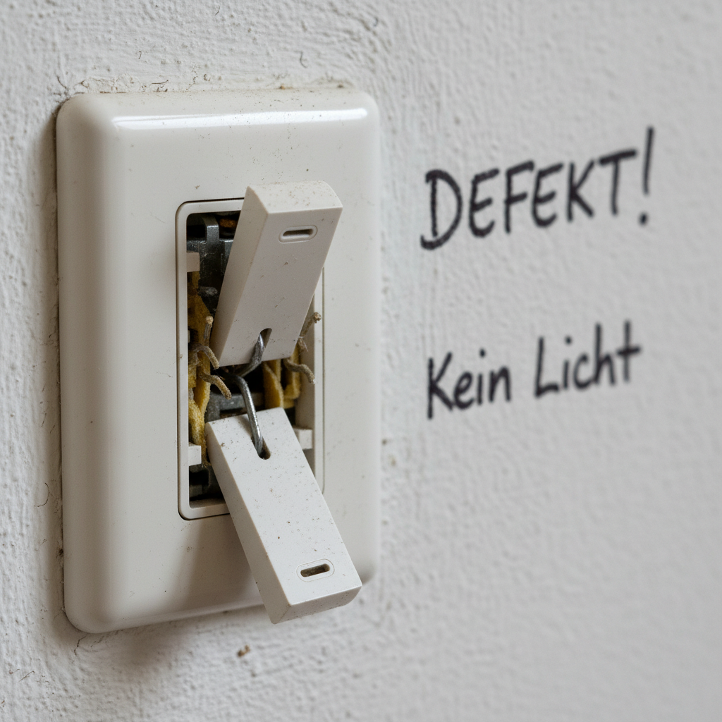 lichtschalter wippe defekt
