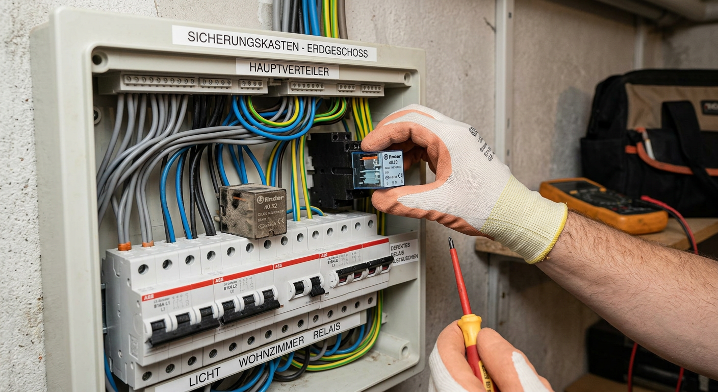 sicherungskasten relais austauschen