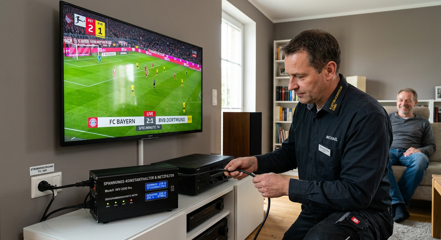 stromschwankungen fernseher