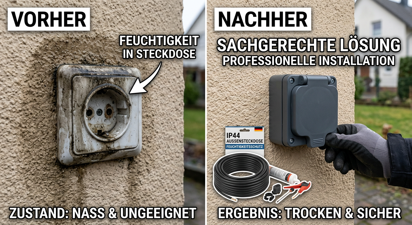 feuchtigkeit in steckdose