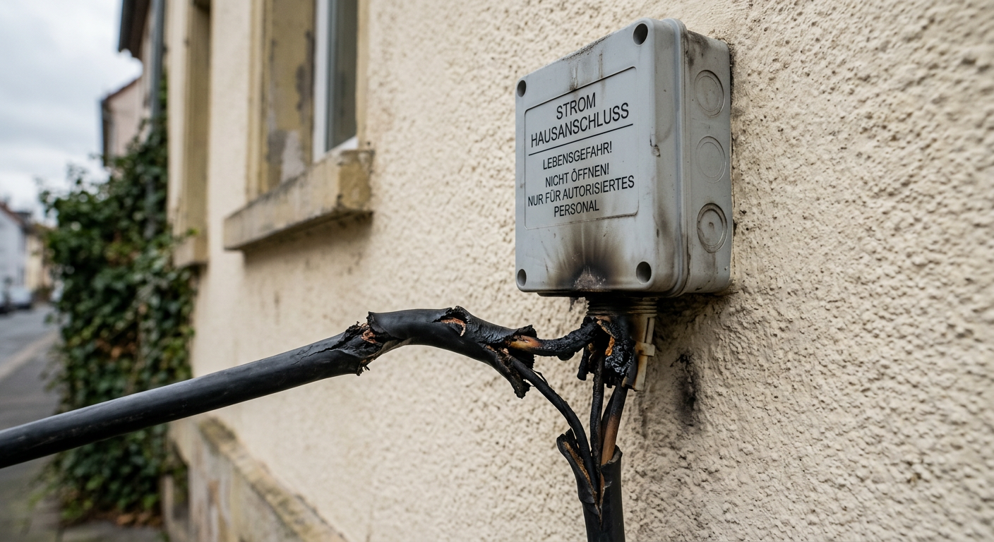hausanschluss strom defekt