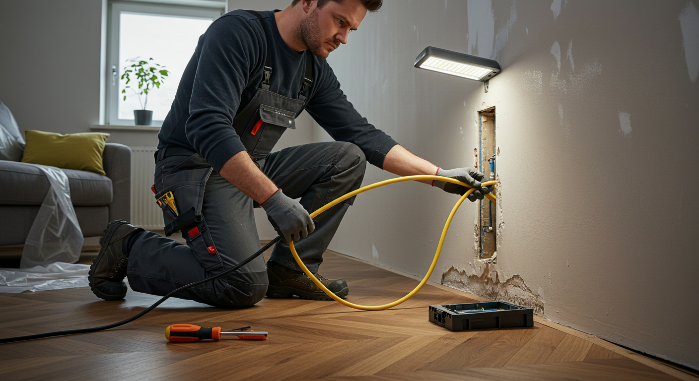 Planung und Organisation der Elektrik-Erneuerung im laufenden Wohnbetrieb