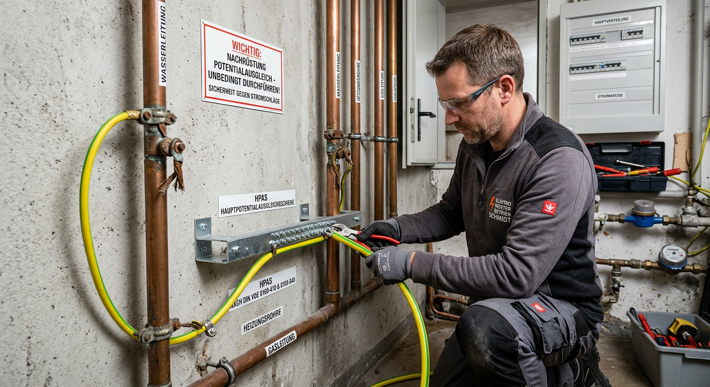 potentialausgleich haus nachrüsten