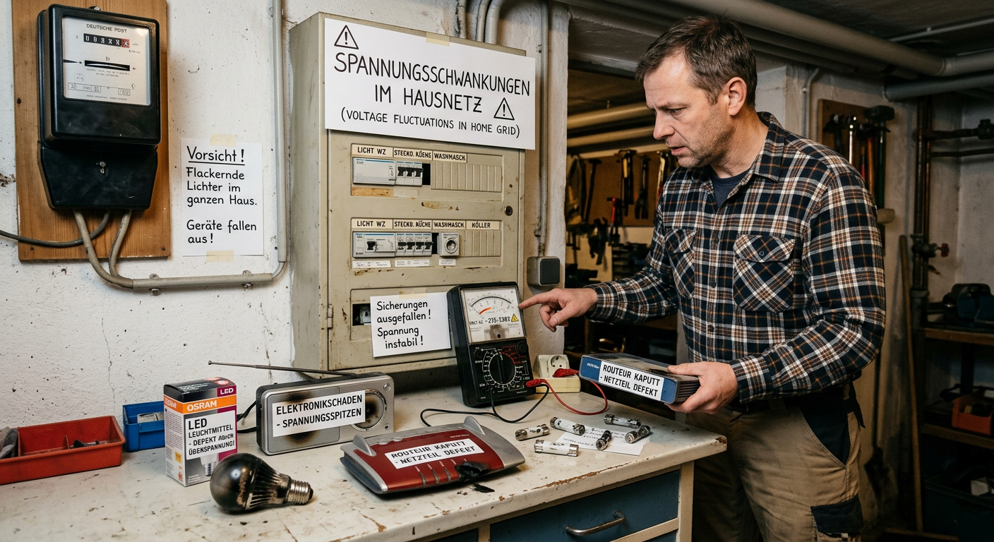 spannungsschwankungen im hausnetz