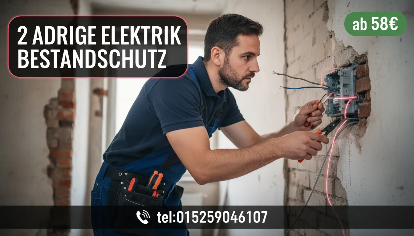 2 adrige elektrik bestandsschutz Infos & Ratgeber – ab 58€