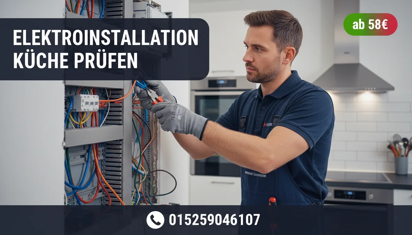 Elektroinstallation Küche prüfen : Ihr Check – ab 58€