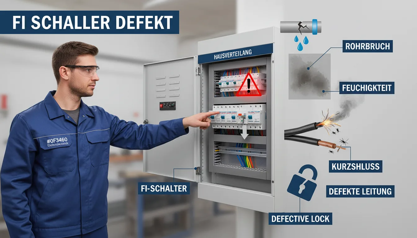 fi schalter defekt – Problem
