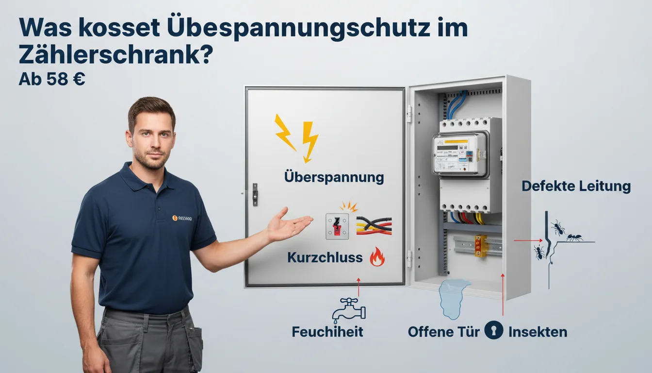 überspannungsschutz im zählerschrank – Problem